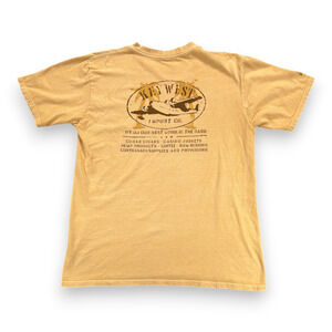 Key West Shirt Adult LARGE Yellow Beer Dye Aviation Import Souvenir Hawaii Y2K